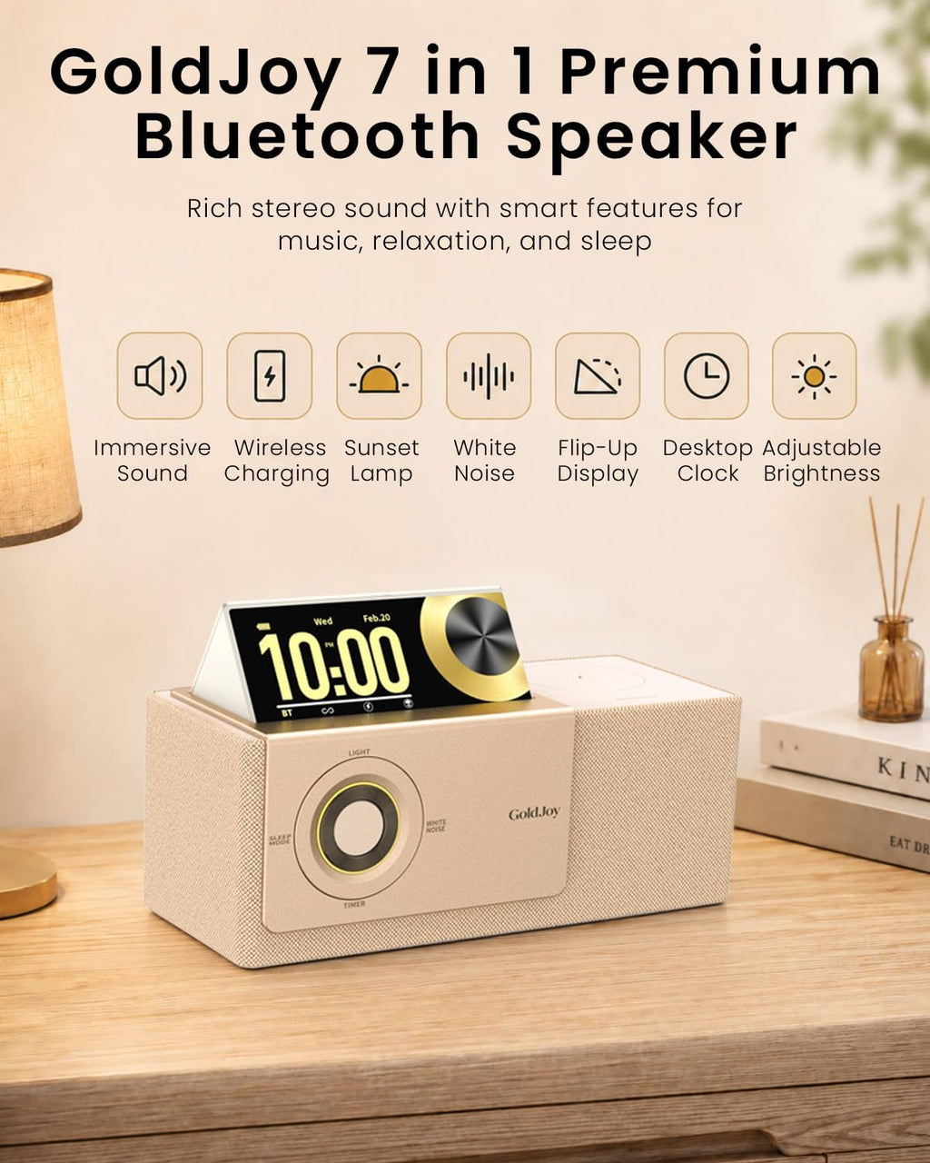 7-in-1 Bluetooth Speaker Charging Station