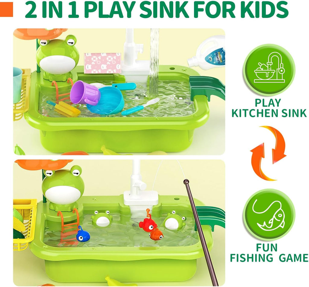 Interactive Play Sink With Running Water Set