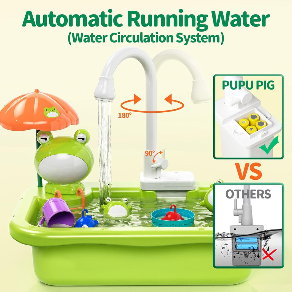 Interactive Play Sink With Running Water Set