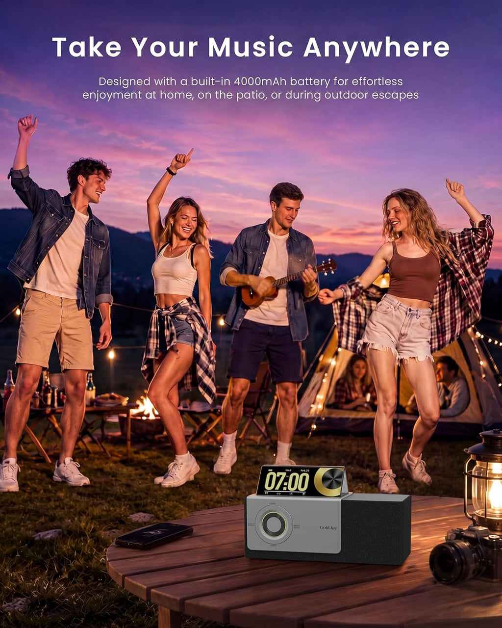 7-in-1 Bluetooth Speaker Charging Station
