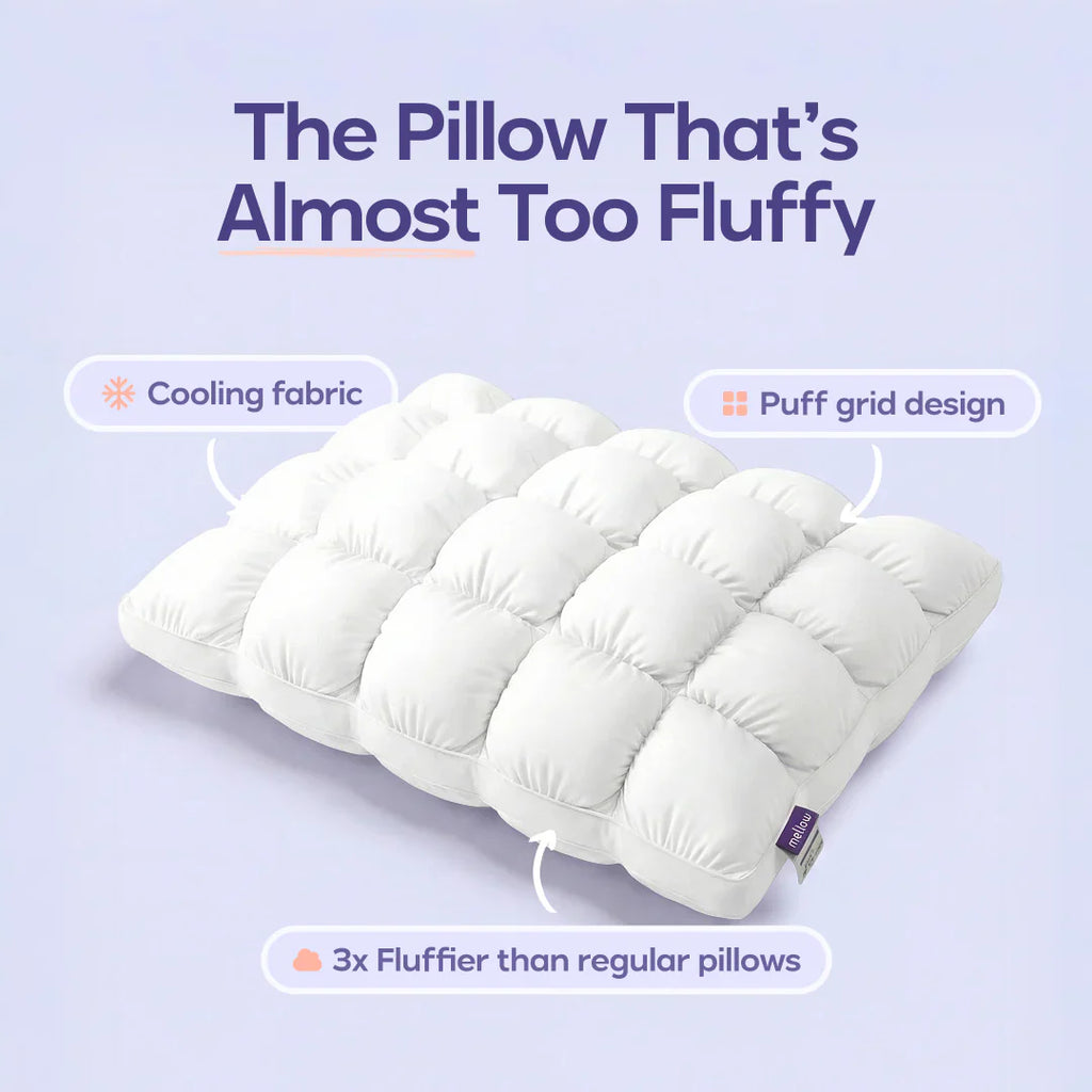 Cooling Memory Foam Pillow | Breathable Soft Support Bed Pillow
