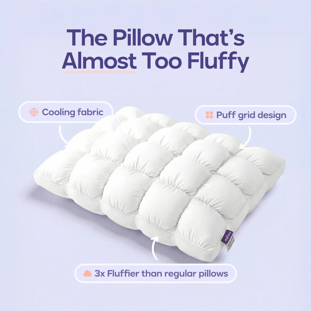 Cooling Memory Foam Pillow | Breathable Soft Support Bed Pillow