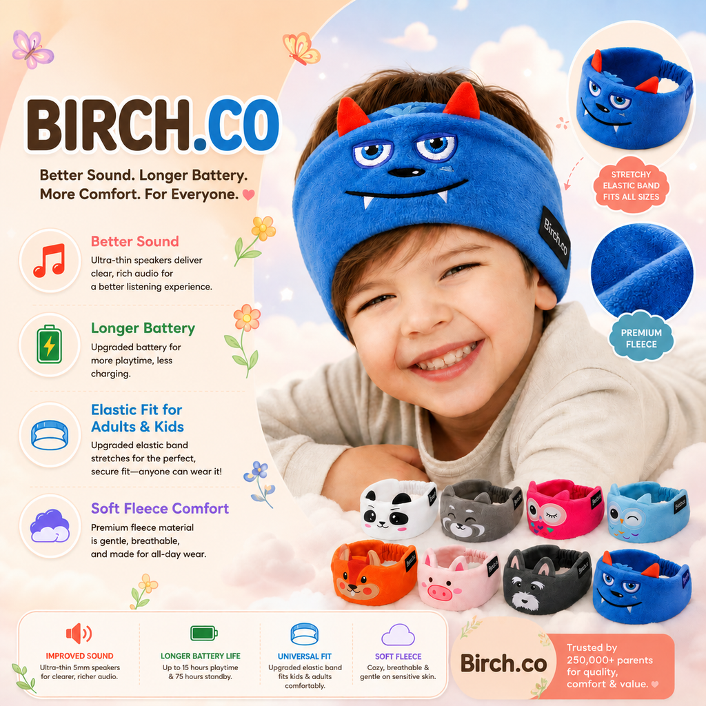 Cozy Headband Headphones for Kids