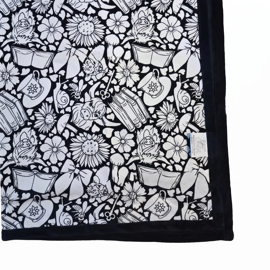 DIY Colouring Blanket with Fabric Markers